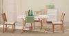 Nordic Style Dining Room Sets Solid Wood Table and Chairs