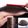 Mono Lace Men Toupee, Human Hair Topper Wig For Men 