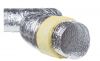 Light weight fire retardent 4 in x10mts thermally insulated aluminum flexible duct