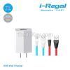 i-Regal IRG-UW25 Fashion Diamond shape US pin available USB wall charger