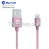 manufaturer wholesale 8 pin nylon braided cable for iphone