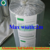 Reflective aluminum foil bubble insulation for steel construction and house