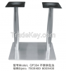 Double Column Stainless Steel Frame Table Legs