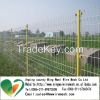 Durable PVC coated curvy welded fence 