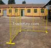 Yellow color mobile construction safety fence for Canada/safety temporary fencingÂ 