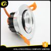 sliver color housing COB 5W 2.5inch  led ceiling downlight 