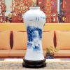 Blue and White Porcelain Vase Painted Plum Flower