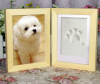 hot sale pet paw print frame accessory footprint clay