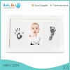 hot sale baby handprint and footprint photo frame package ink pad