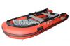 ALEKO Inflatable Raft 7 Person Fishing Red Boat 13.8ft with Aluminum Floor