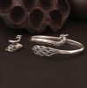 Phoenix silver 925 ring, gift for her, Sterling Silver Spoon Ring, Phoenix Tails, Phoenix feather, Petite Ring, Adjustable Ring Size, retro