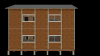  double layer factory built modular shop,8 rooms ,2 stories
