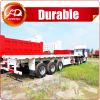 Cheap 3 axle 40ft or 20ft used trailer container flatbed truck trailer and semi trailer container for sale