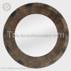 Round Mirror With Wood Frame Wall Mirror Beveled Round Abstract Modern Aged Wooden Mirrors