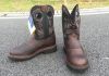 Boots Men's Waterproof Steel Toe Western Boots 