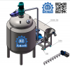 Industrial Chemical Mixing Tank with Agitator for Paint/Cosmetic/Food Processing