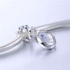 Simple Silver Round Pendant Design For Bracelet Necklace 925 Silver Ch