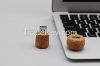 Mushroom shape usb flash drive synthetic cork wood pendrive wood thumb for promotion