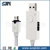 Wholesale universal data sync & charging micro USB 90 degree angle mic