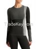 seamless compression thermal long sleeve t shirt/base layer
