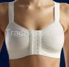 Front closure seamless post operative bra after surgery