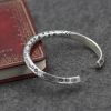 Fine Silver Handmade Bold Cuff Bracelet