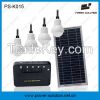 8W solar energy home lighting kit with mobile phone charging