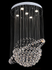 LED modern crystal chandelier, contracted pendant light for hotel