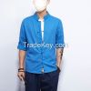 China wind, national cotton linen retro casual shirt slim