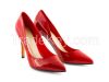 Red high-heeled weddin...