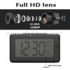 Wifi alarm desk clock spy hidden camera with night vision