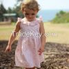 High Quality New Model Children Custom Clothing Child Girl Dress Boutique Clothing Floral Border Girls birthday Dresses from