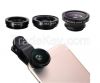 Kmida Universal 3 in 1 Professional Clip-On 180 Degree Supreme Fisheye + 0.67X Wide Angle Macro Lenses Camera Kit for iPhone, Android, sSmartphones