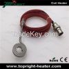 ID 9mm OD26mm 110v 100w  flat coil heater with 1.2meter kevlar sleeve