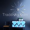 MAX3 Luxury DIY 3D Home Art Decoration Frameless Wall Clock