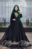 Muslima Wear Chiffon Black Dress