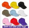 Promotional Customized Blank Baseball Cap hat add Embroidery Logo