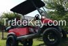 48V Red Lifted Electric Golf Cart Club Car Precedent
