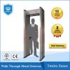 High sensitivity 6/12/18 zones indoor use walk though metal detector door with factory price