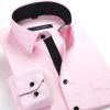 Solid color men's dress shirt for oem