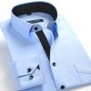 Solid color men's dress shirt for oem