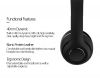 Rainbow BT-850 Bluetooth Headphones Over Ear, Hi-Fi Stereo Wire & Wireless Headset, Soft Memory-Protein Earmuffs, Built-in Mic and Wired Mode for PC/ Cell Phones/ TV