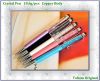 Promotional good price Crystal stylus Pen crystal metal ball pen touch screen pen