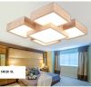 SL T wood ceiling lamp living room led simple creative lamp Japan style bedroom wood ceiling lamp Y0552