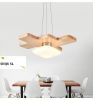 SL LED DIY pendant lamp north european jigsaw puzzle wood pendant lights bedroom jigsaw wood pendant light fixture YJ6008