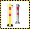 manual silver or yellow car park barrier