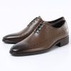 Man's genuine leather dress shoes, business shoes, casual shoes, nice quality shoes, bespoke