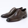 Man's genuine leather dress shoes, business shoes, casual shoes, nice quality shoes, bespoke