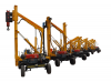 Multiple functional guardrail install drilling small holes hydraulic pile driver