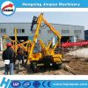 Photovoltaic power hydraulic hammer steel pipe install pile driving machine